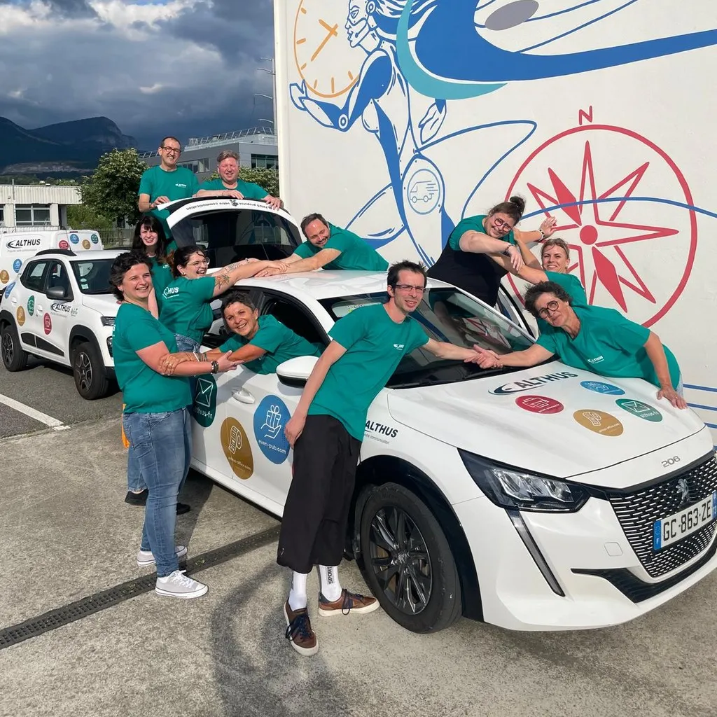 L'équipe d'Althus - Print-Avenue, juin 2024