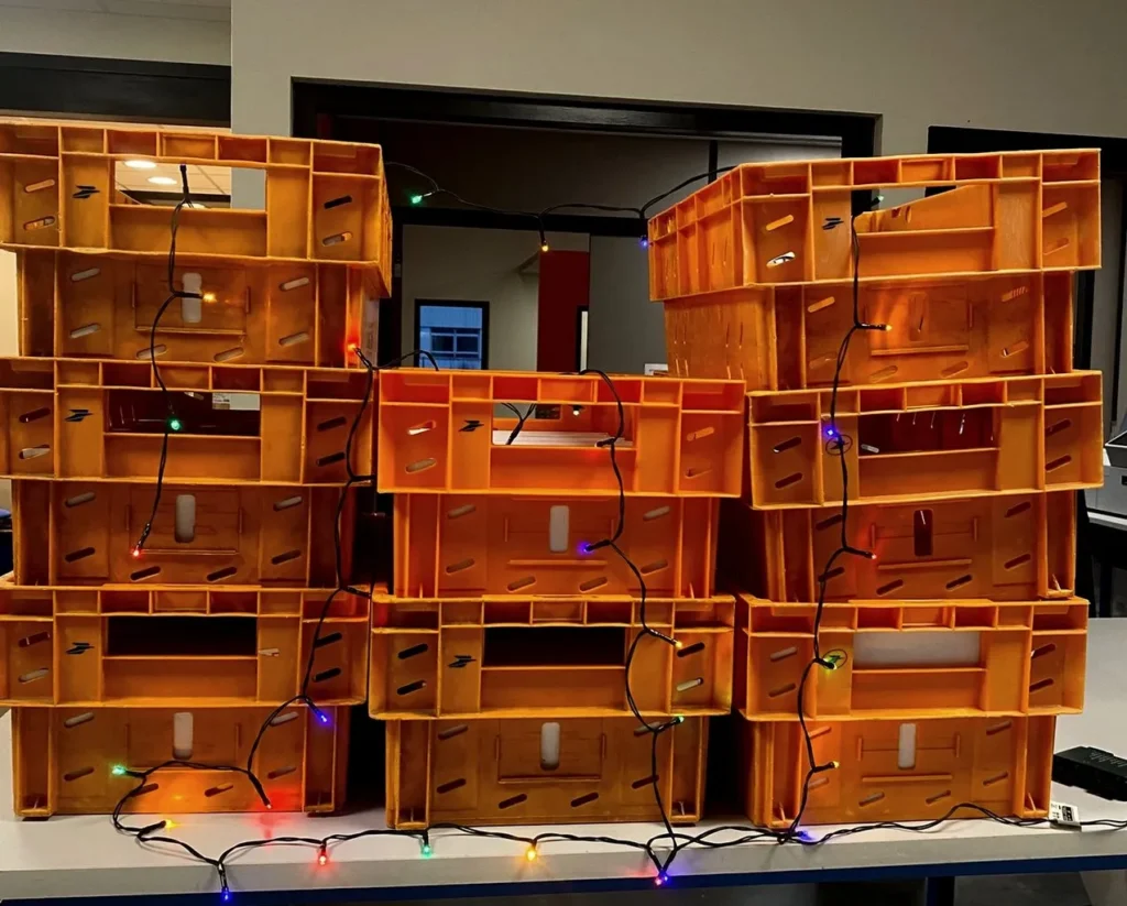 Caisse de courrier décorée pour vos mailings de fin d'année - Print-Avenue